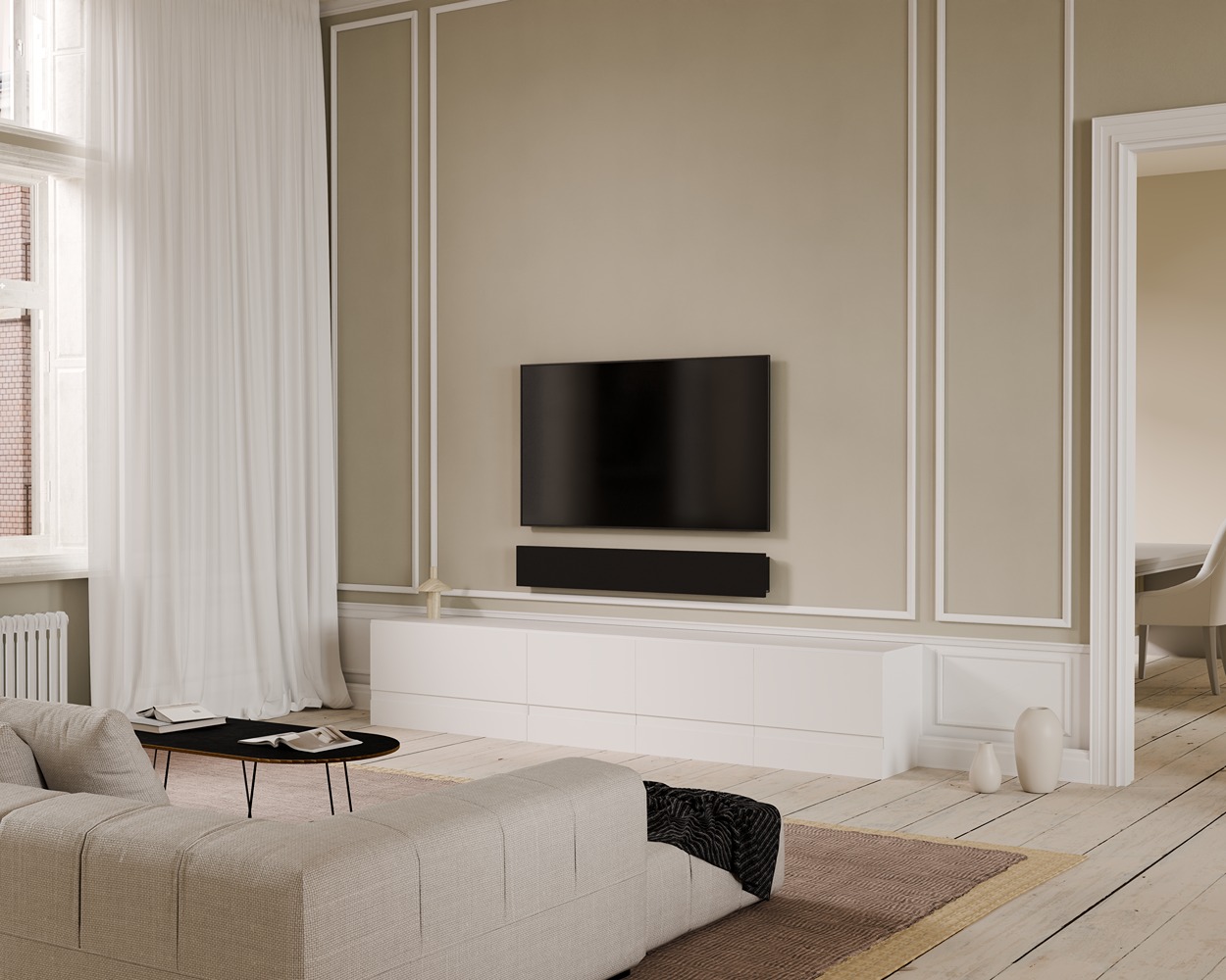 CPH-SOUNDBAR_PARIS_SATIN_LIVING_ONWALL_BLACK_GRILLE_RIGHT